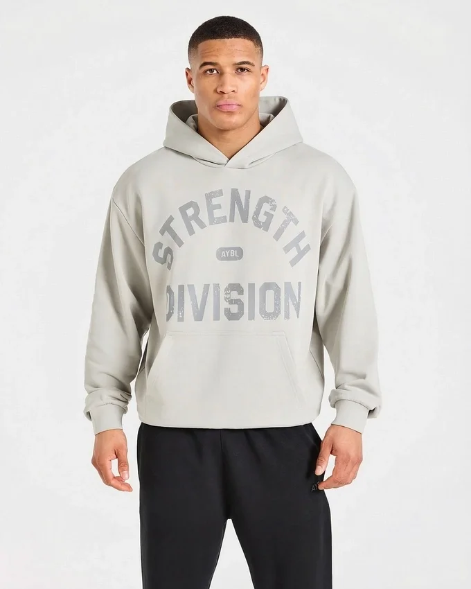 Strength Division oversized hoodie