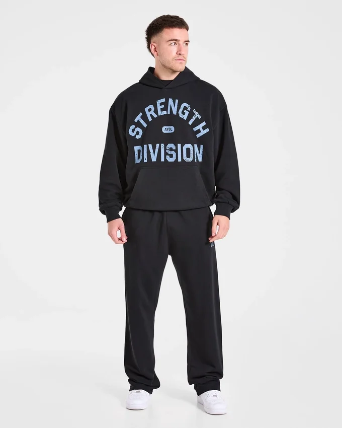 Strength Division oversized Joggingbroeken met rechte pijpen