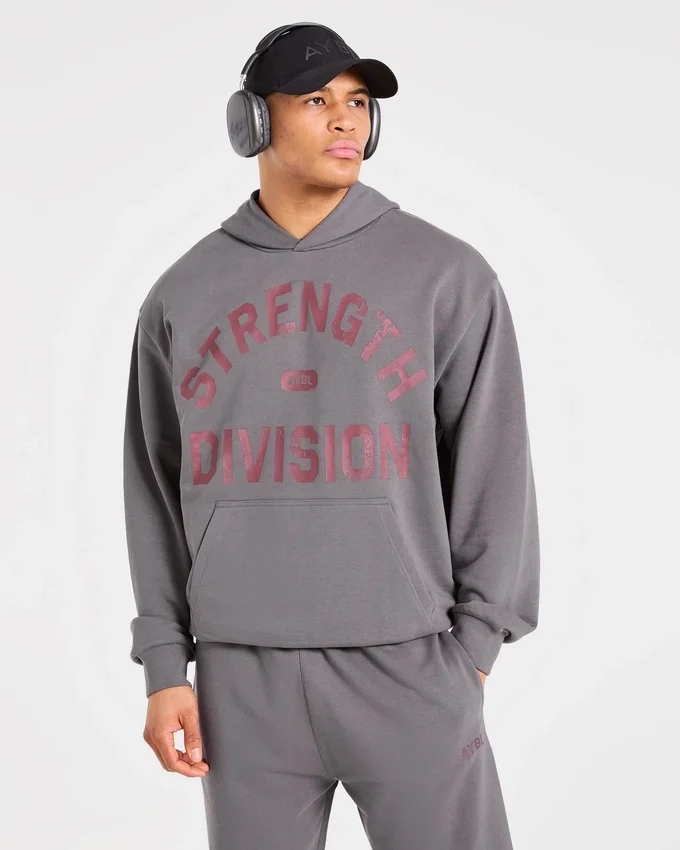Strength Division oversized hoodie