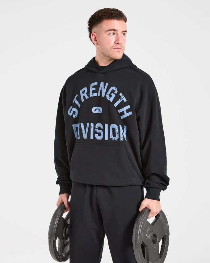 Strength Division oversized hoodie