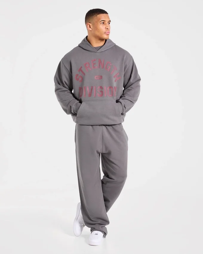 Strength Division oversized Joggingbroeken met rechte pijpen