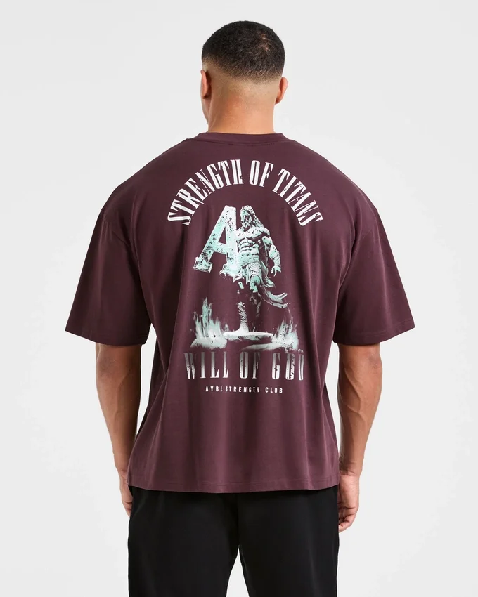 Strength Of Titans oversized T-shirt