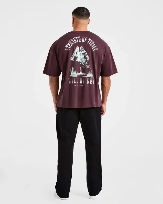 Strength Of Titans oversized T-shirt