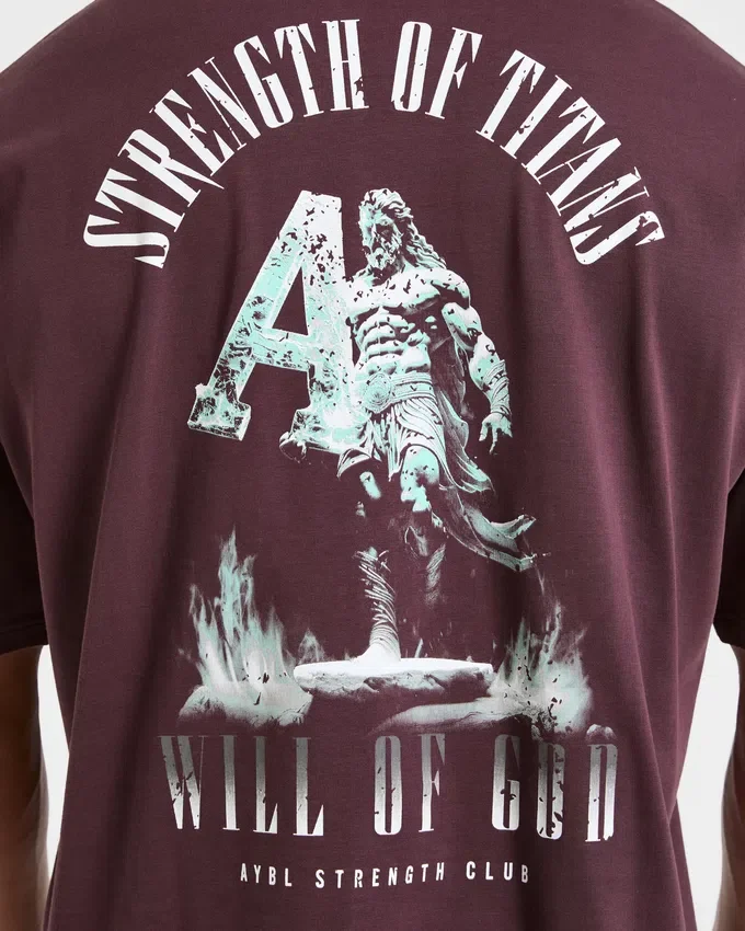 Strength Of Titans oversized T-shirt