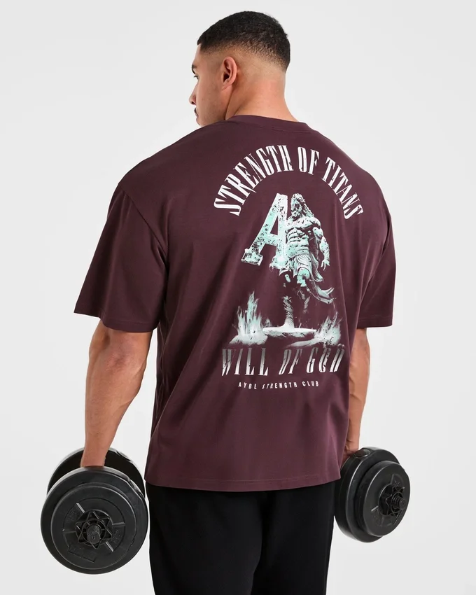 Strength Of Titans oversized T-shirt