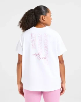 'Strength Starts Here' oversized T-shirt
