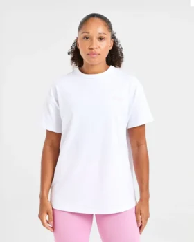 ‘Strength Starts Here’ oversized T-shirt