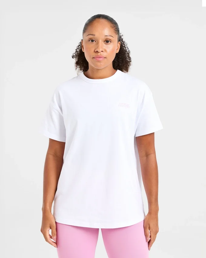 'Strength Starts Here' oversized T-shirt