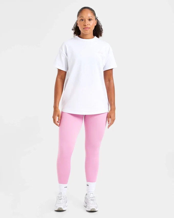 'Strength Starts Here' oversized T-shirt