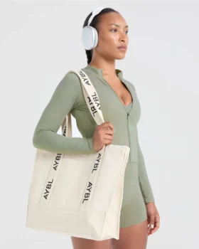 Tote-tas met merkband