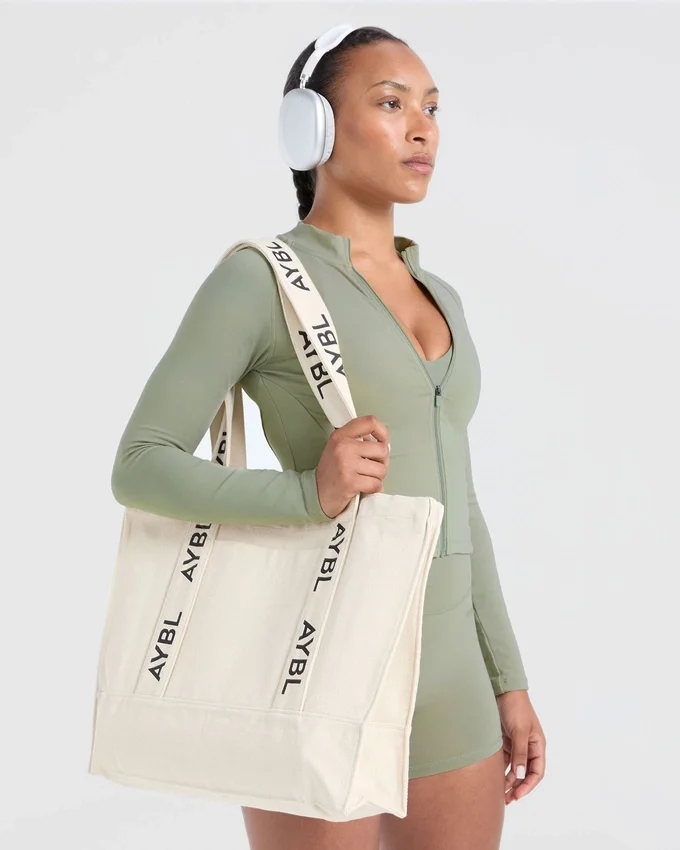 Tote-tas met merkband