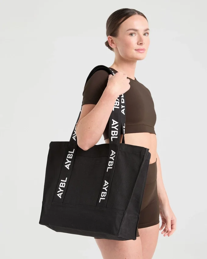 Tote-tas met merkband