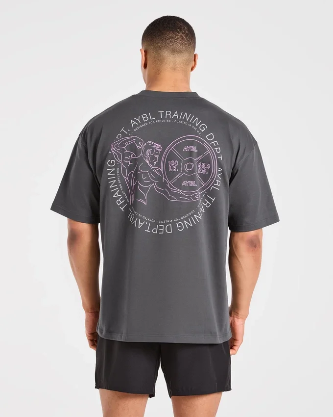 Training Dept. Illustration oversized T-shirt