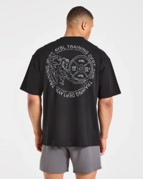 Training Dept. Illustration oversized T-shirt