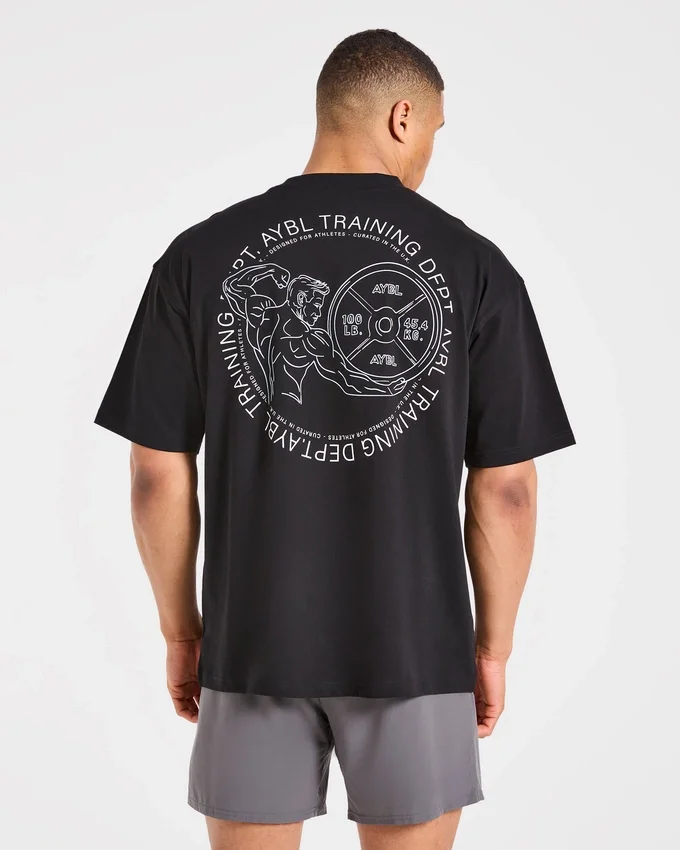 Training Dept. Illustration oversized T-shirt