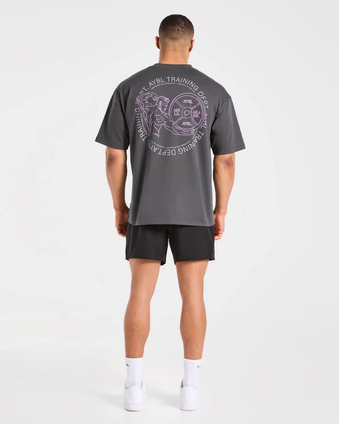 Training Dept. Illustration oversized T-shirt