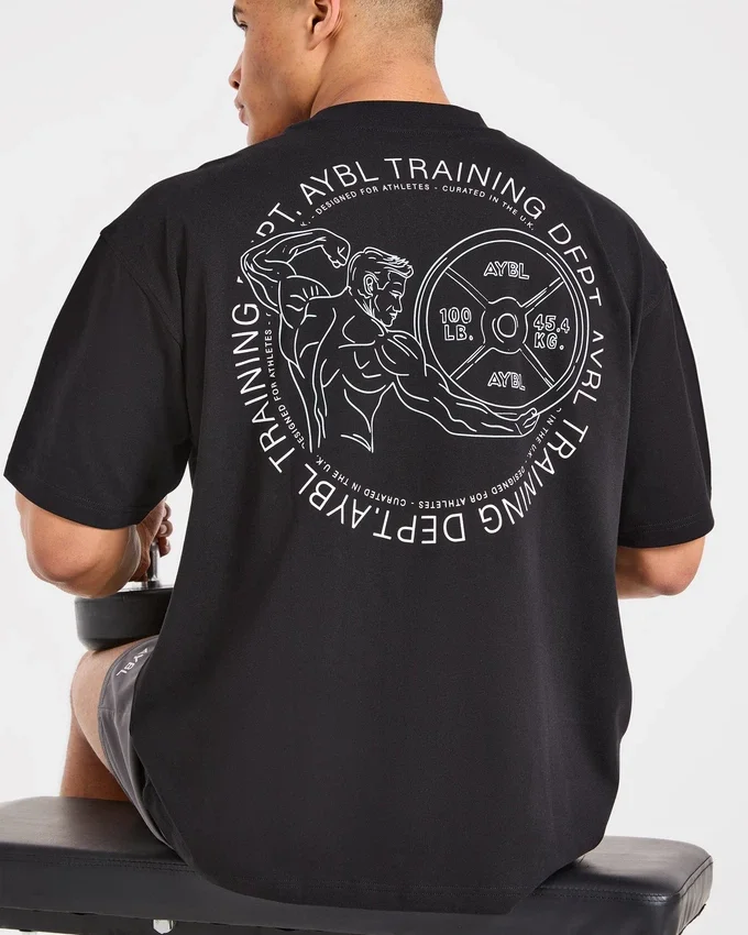 Training Dept. Illustration oversized T-shirt