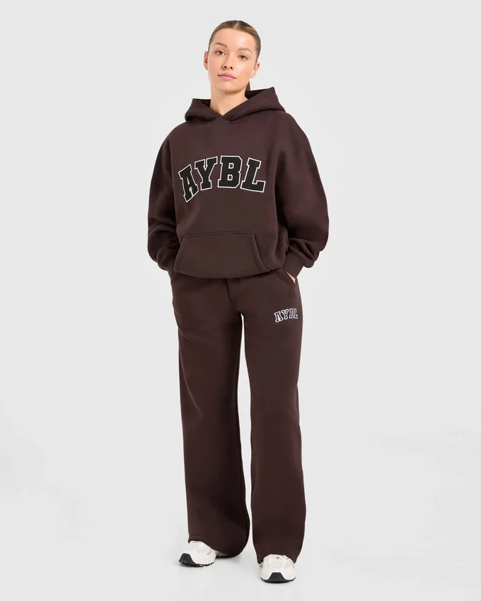 Varsity 2.0 oversized Joggingbroek met rechte pijpen