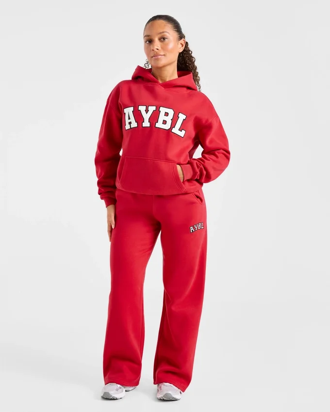 Varsity 2.0 oversized Joggingbroek met rechte pijpen