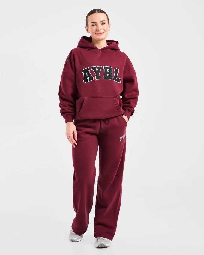 Varsity 2.0 oversized Joggingbroek met rechte pijpen