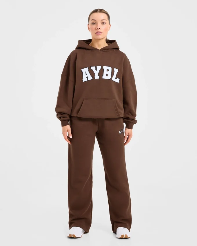 Varsity 2.0 oversized Joggingbroek met rechte pijpen