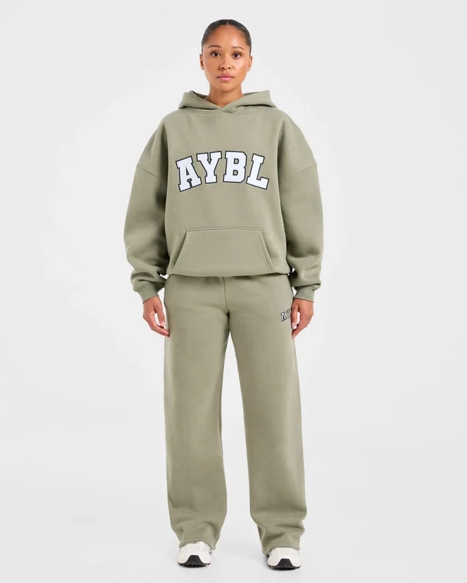 Varsity 2.0 oversized Joggingbroek met rechte pijpen