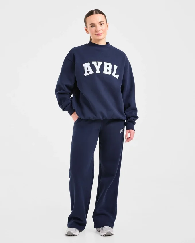 Varsity 2.0 oversized Joggingbroek met rechte pijpen