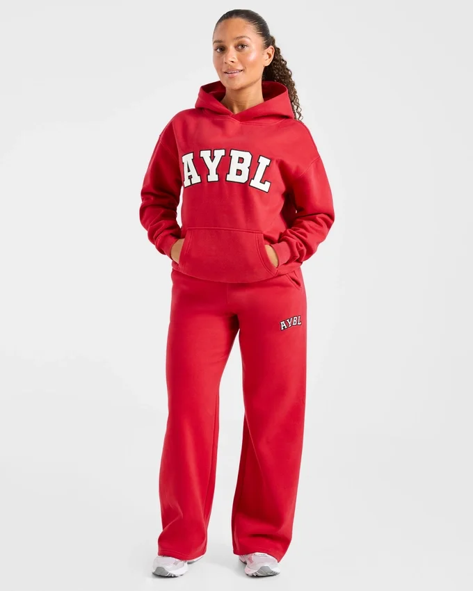 Varsity 2.0 oversized Joggingbroek met rechte pijpen