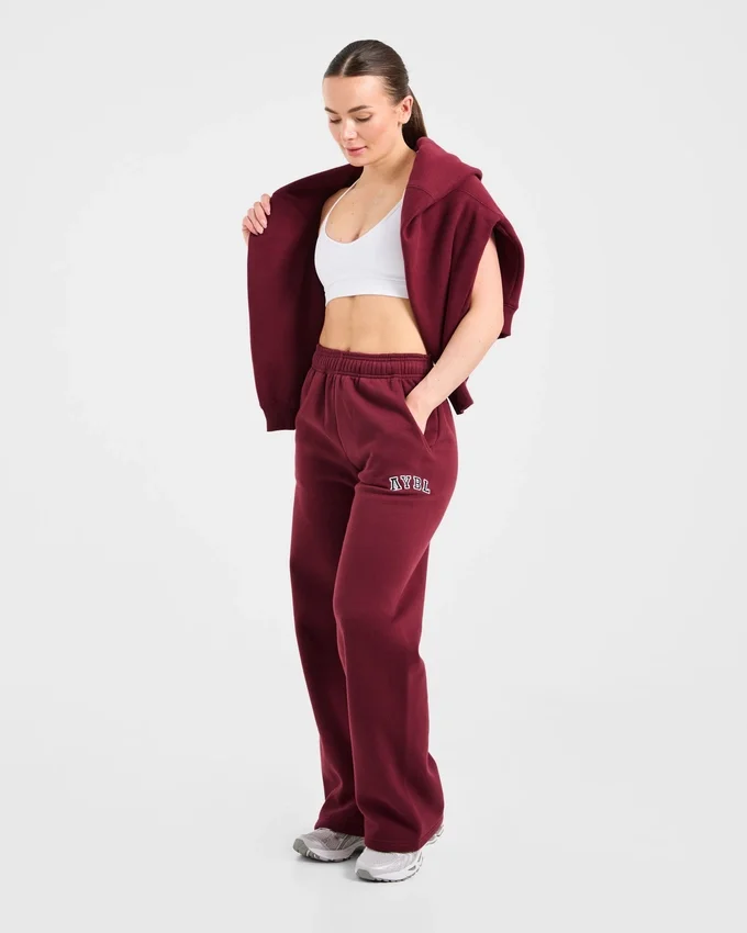 Varsity 2.0 oversized Joggingbroek met rechte pijpen