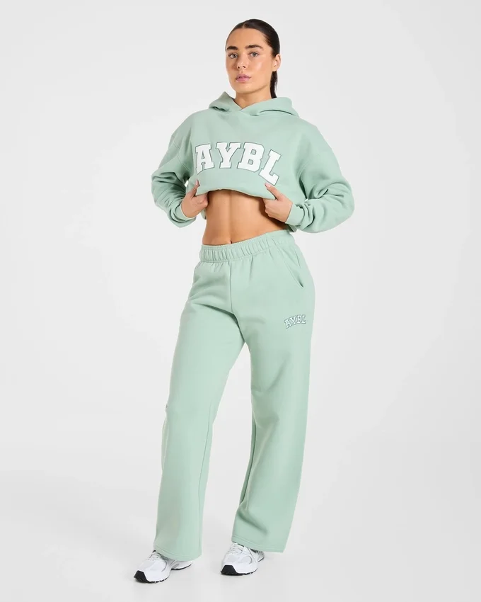 Varsity 2.0 oversized Joggingbroek met rechte pijpen