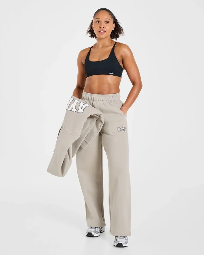 Varsity 2.0 oversized Joggingbroek met rechte pijpen