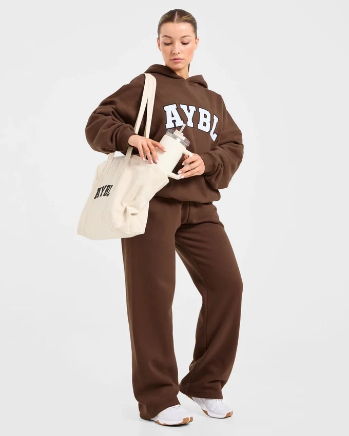 Varsity 2.0 oversized Joggingbroek met rechte pijpen