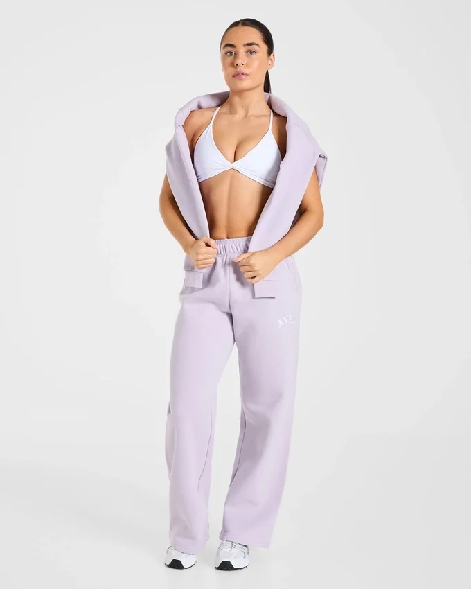 Varsity 2.0 oversized Joggingbroek met rechte pijpen