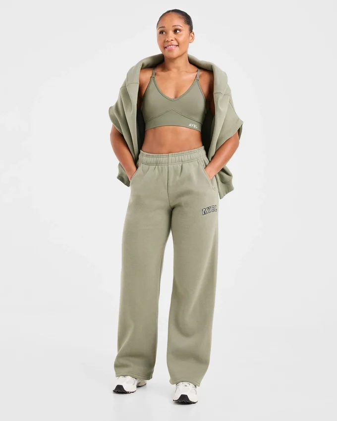 Varsity 2.0 oversized Joggingbroek met rechte pijpen