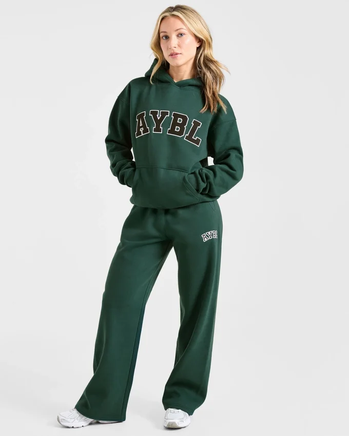 Varsity 2.0 oversized Joggingbroek met rechte pijpen