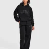 Varsity-hoodie met applicatie in oversized pasvorm