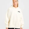 Varsity Minimal Logo oversized gebreide hoodie