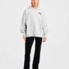 Varsity Minimal Logo oversized gebreide hoodie