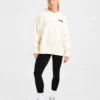 Varsity Minimal Logo oversized gebreide hoodie
