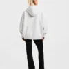 Varsity Minimal Logo oversized gebreide hoodie