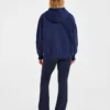Varsity Minimal Logo oversized gebreide hoodie