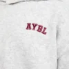 Varsity Minimal Logo oversized gebreide hoodie