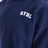 Varsity Minimal Logo oversized gebreide hoodie