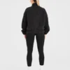 Varsity oversized fleecejack met rits