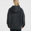 Varsity oversized gebreide hoodie