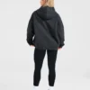 Varsity oversized gebreide hoodie