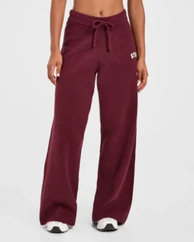 Varsity oversized gebreide Joggingbroeken