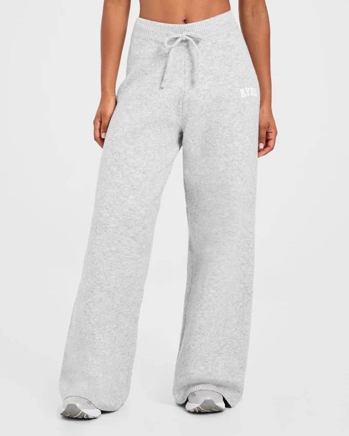 Varsity oversized gebreide Joggingbroeken