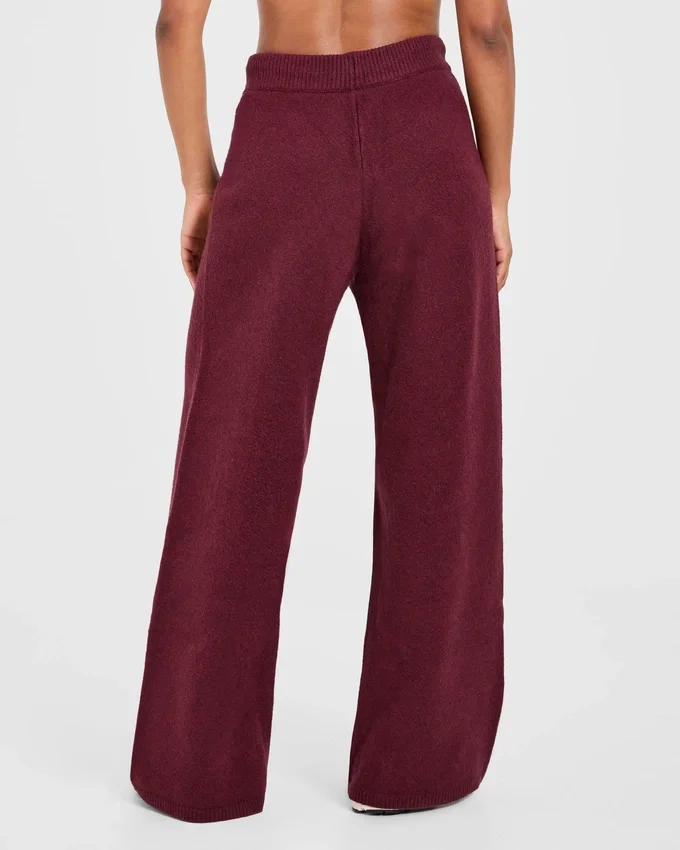 Varsity oversized gebreide Joggingbroeken