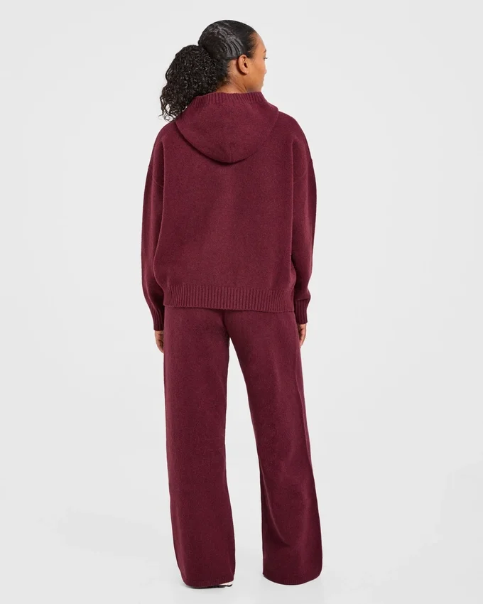 Varsity oversized gebreide Joggingbroeken